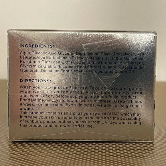 Acolye Glycolic Acid 20% Exfoliating Pads total of 55 - Picture 10 of 10